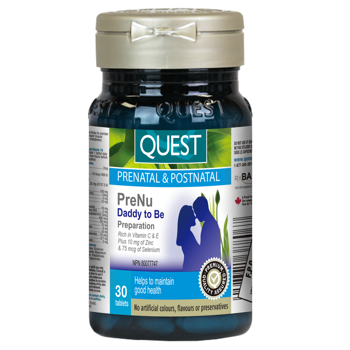 30 Tablets | Quest PreNu Daddy To Be Preparation 30 Tablets