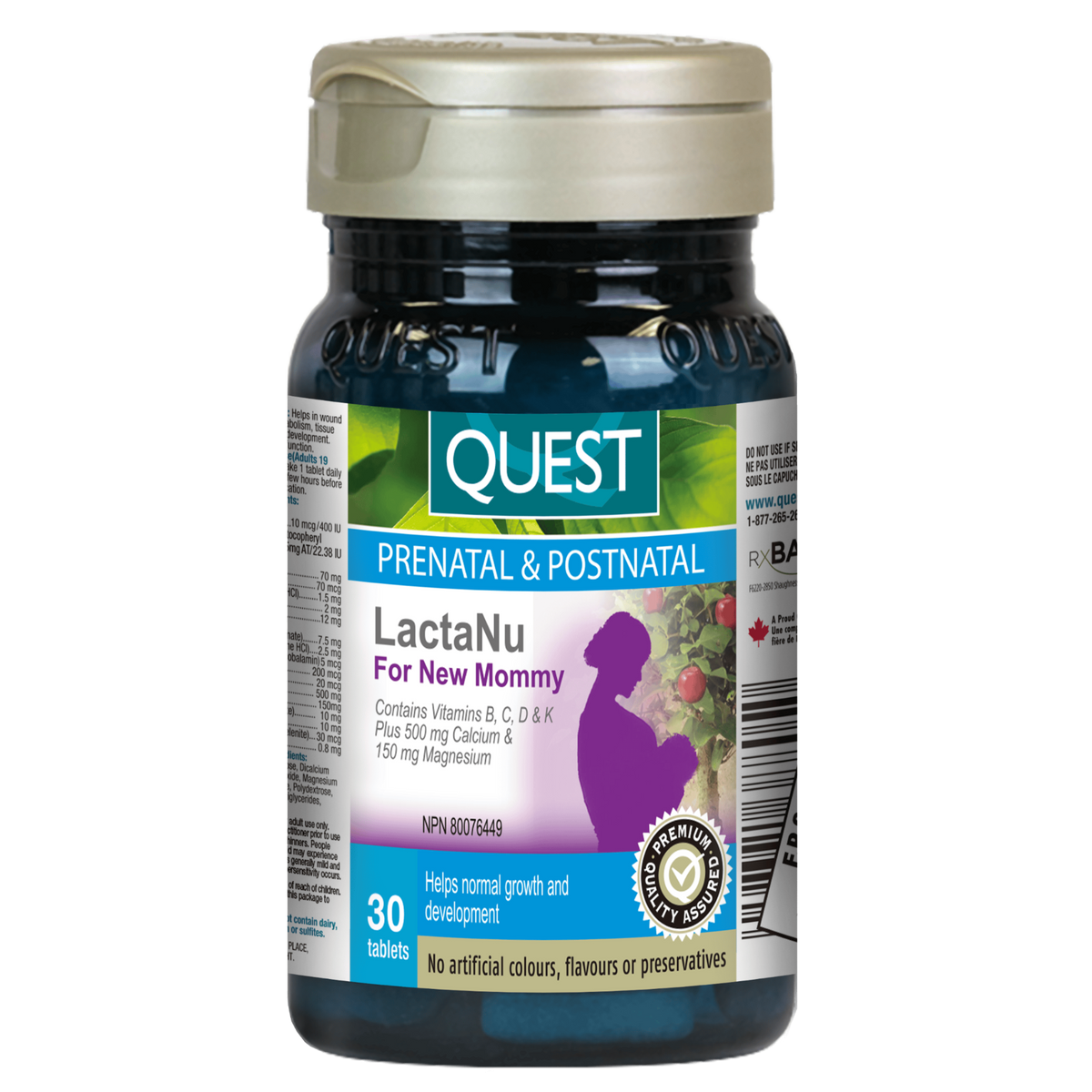 30 Tablets | Quest LactaNu For New Mommy 30 Tablets