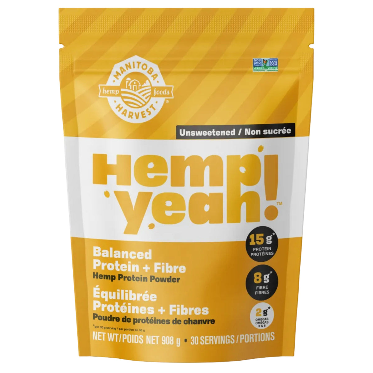908g | Manitoba Harvest Hemp Yeah! Balanced Protein + Fibre 908g