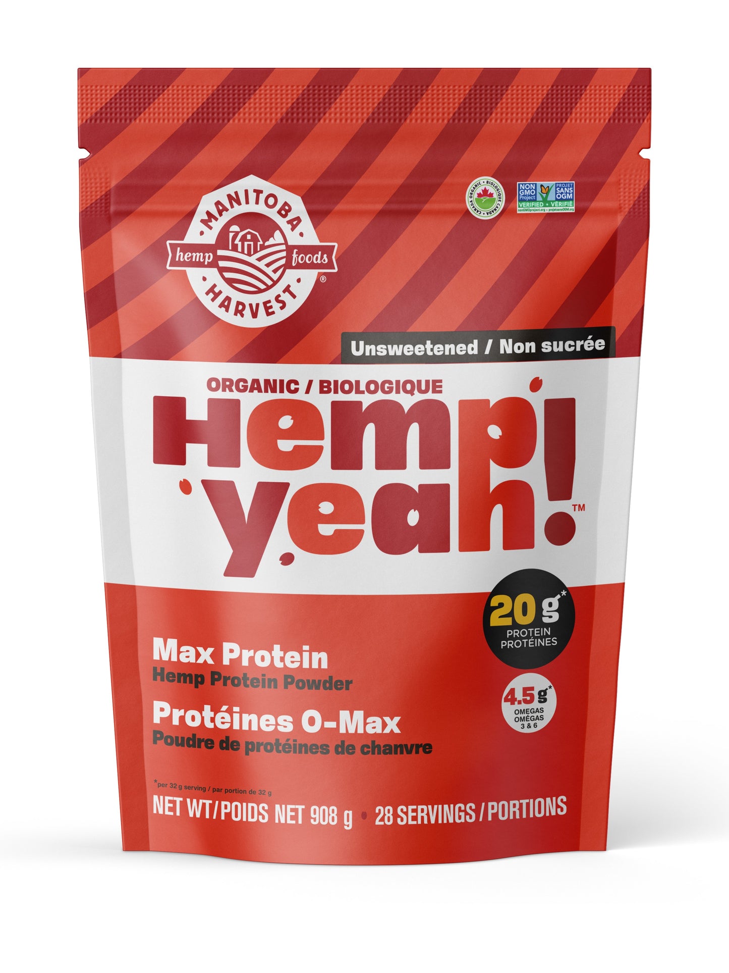 908g | Manitoba Harvest Hemp Yeah! Max Protein 908g