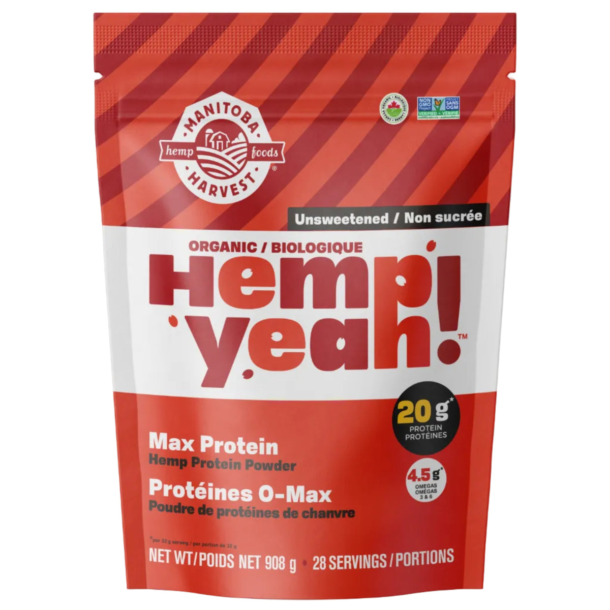 908g | Manitoba Harvest Hemp Yeah! Max Protein 908g