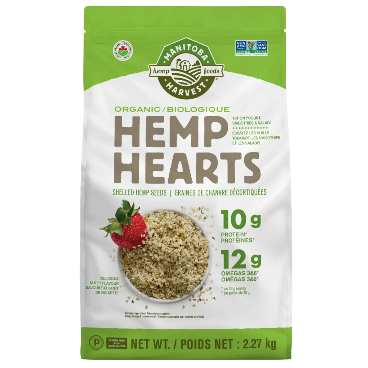 2kg | Manitoba Harvest Organic Hemp Hearts 2kg