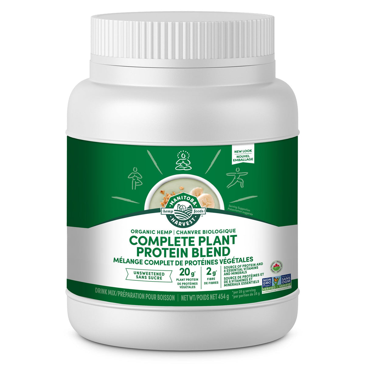 Unsweetened | Manitoba Harvest Complete Plant Protein Blend Unsweetened