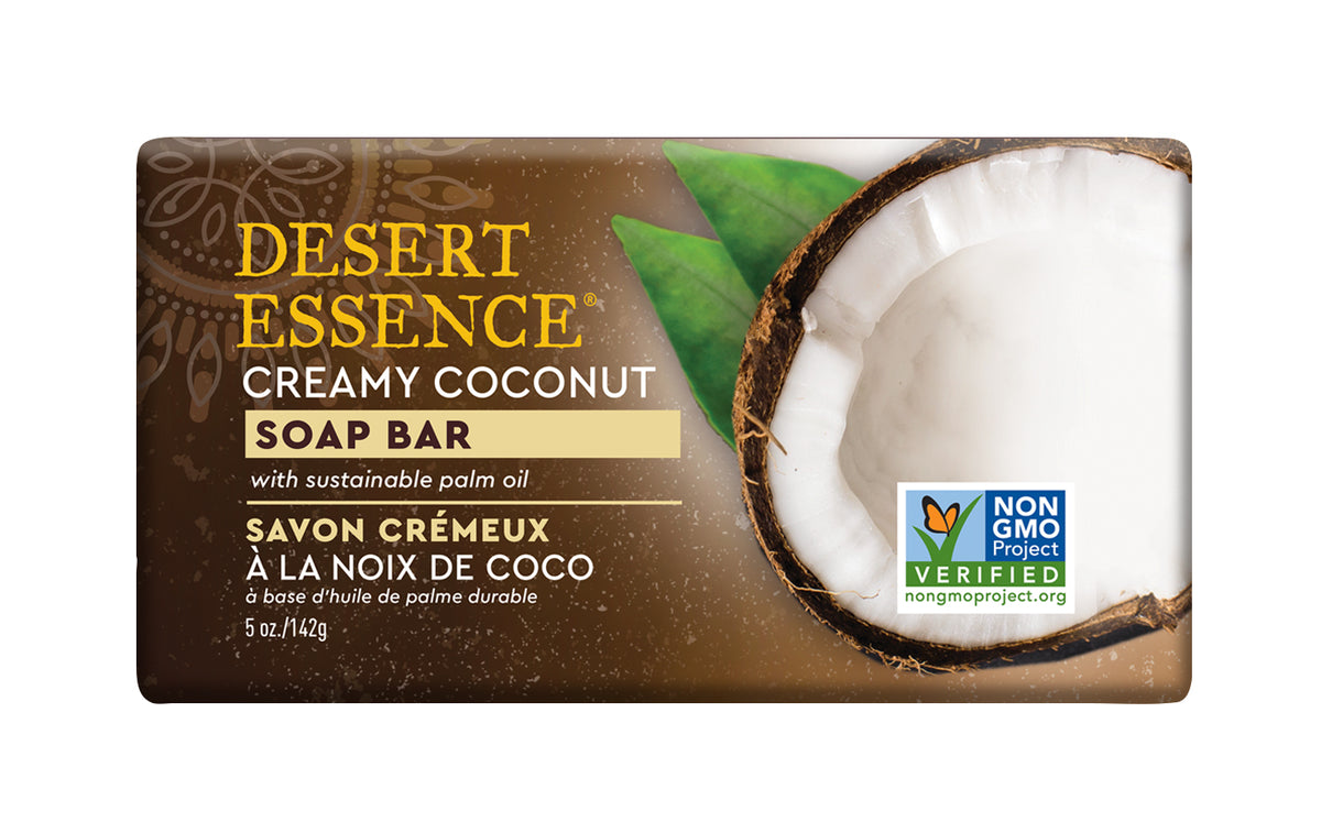 Desert Essence Creamy Coconut Soap Bar 142g