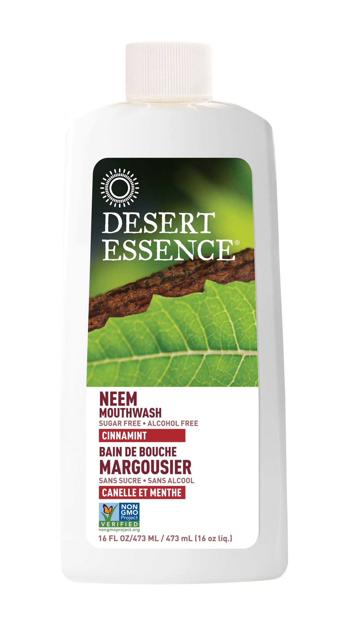 Desert Essence Neem Mouthwash, Cinnamint 473ml