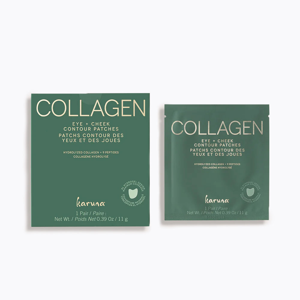 Karuna Collagen Hydrogel Eye + Cheek Patches, 1 Pair