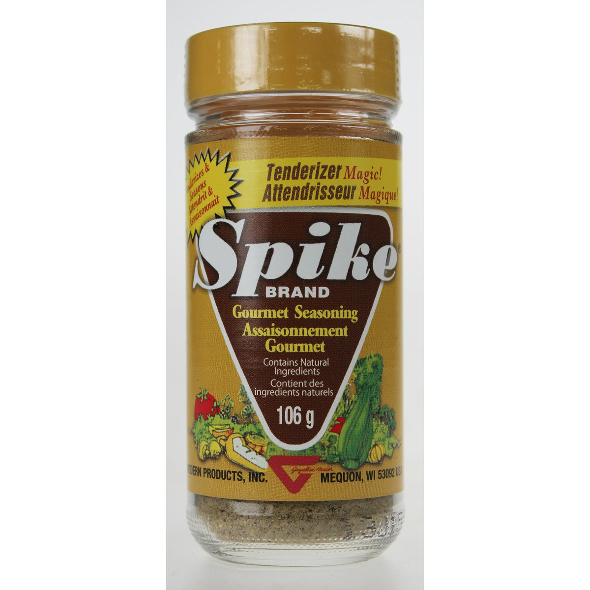 Spike Tenderizer Magic! Seasoning with Papain for Meat, Poultry and Vegetables, 106g