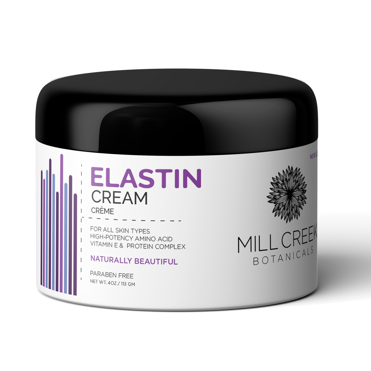 Mill Creek Elastin Cream with Collagen and Vitamin E, 113g