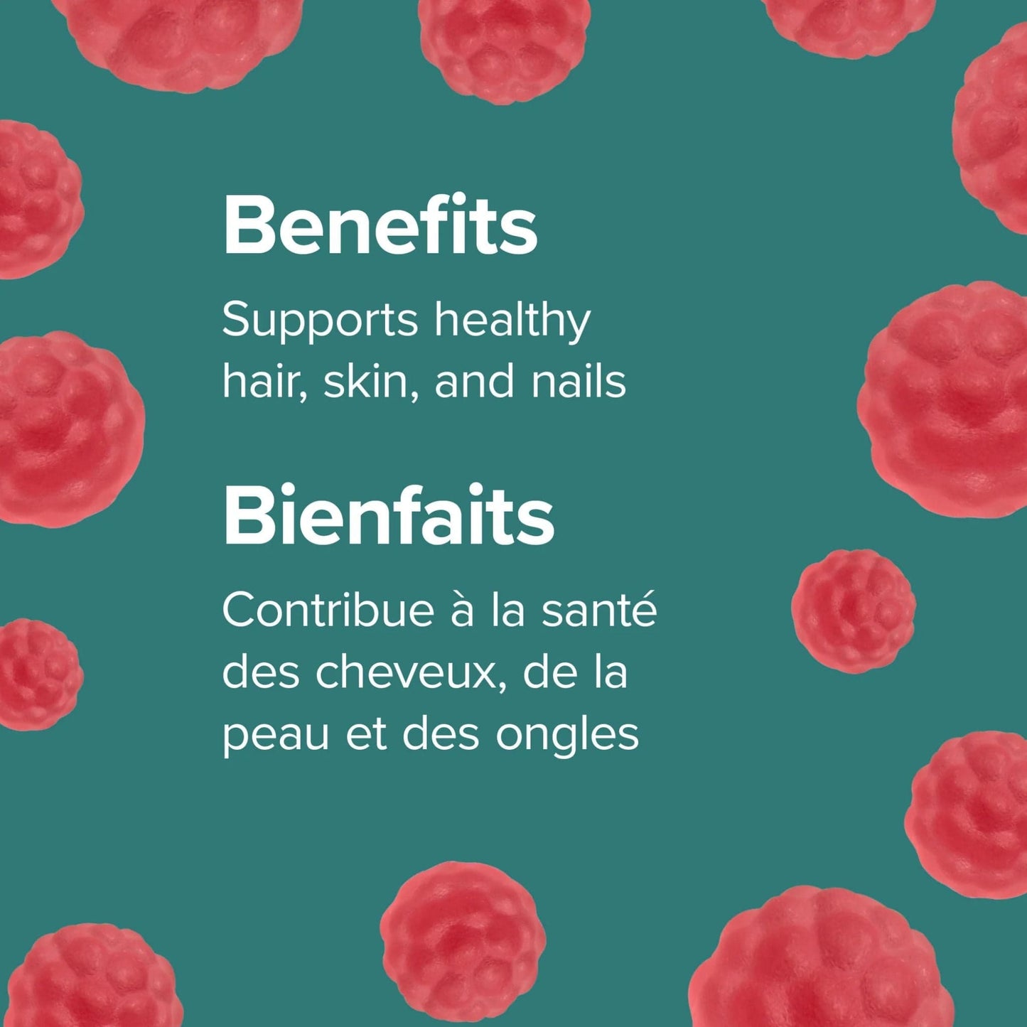 30 Gummies | Webber Naturals Biotin 10,000 mcg Gummies For Healthy Hair, Skin & Nails