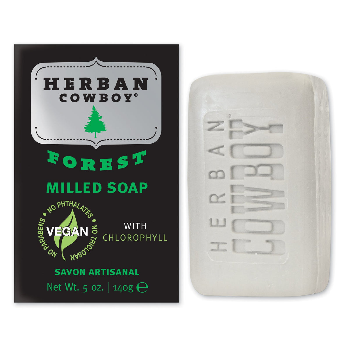 Herban Cowboy Bar Soap, Forest