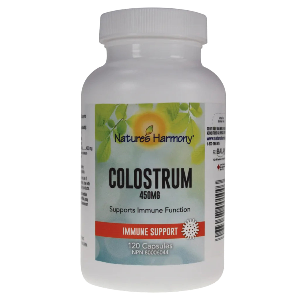 120 Capsules | Nature's Harmony Colostrum 120 Capsules