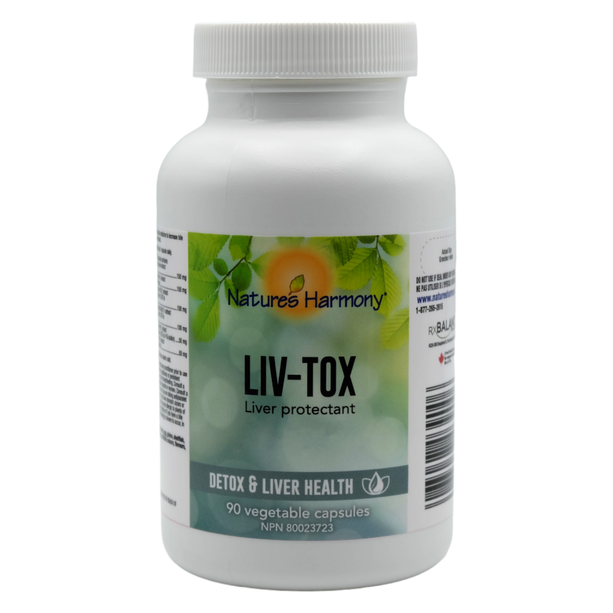 90 Vegetable Capsules | Nature's Harmony Liv-Tox 90 Vegetable Capsules