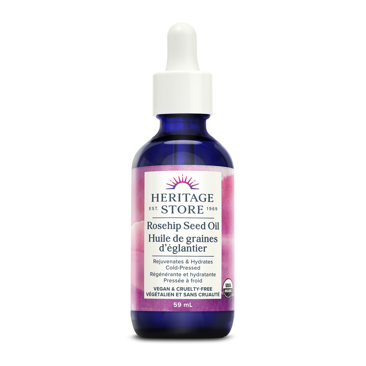 Heritage Store Organic Rosehip Seed Oil