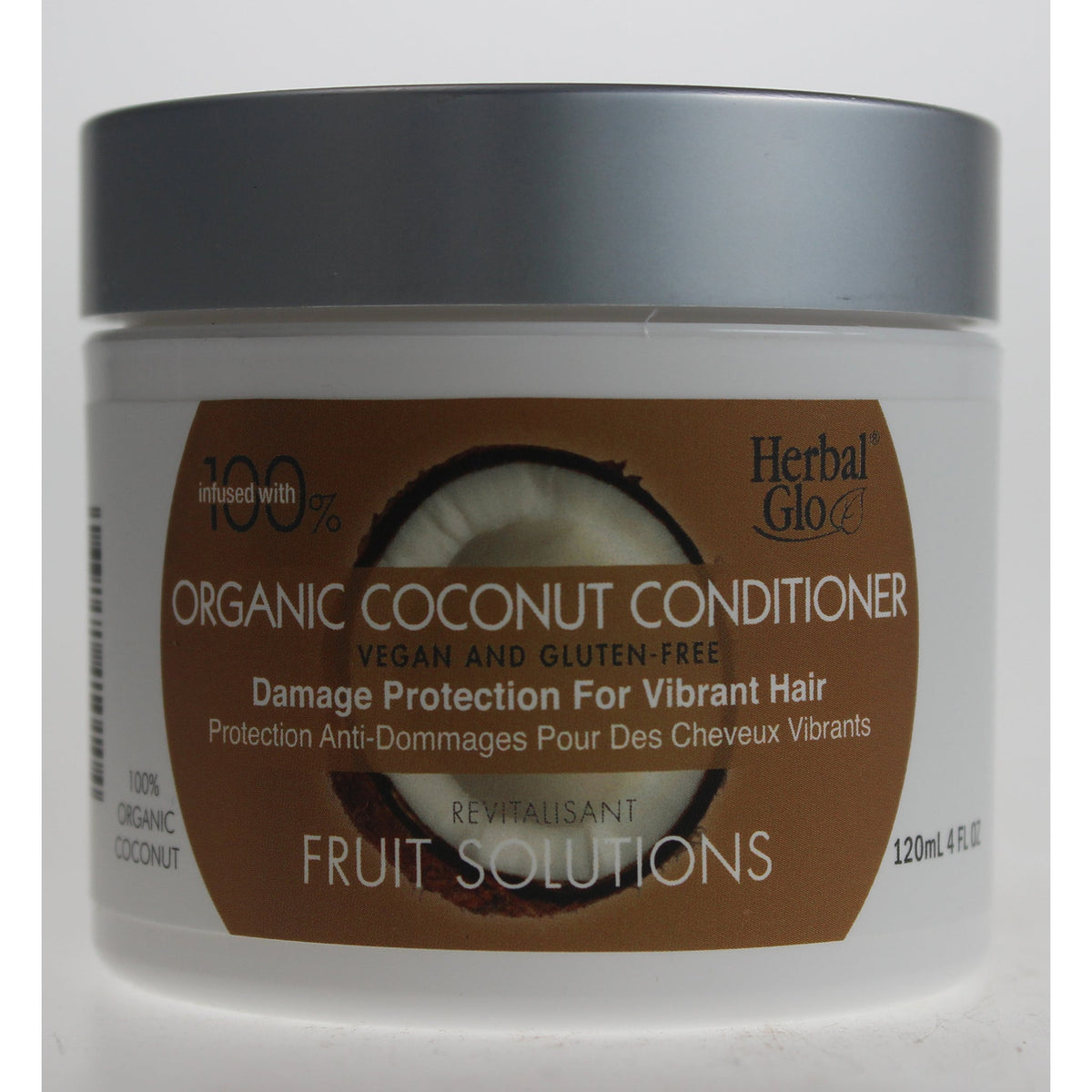 Herbal Glo Organic Coconut Shampoo & Conditioner, Conditioner 120ml
