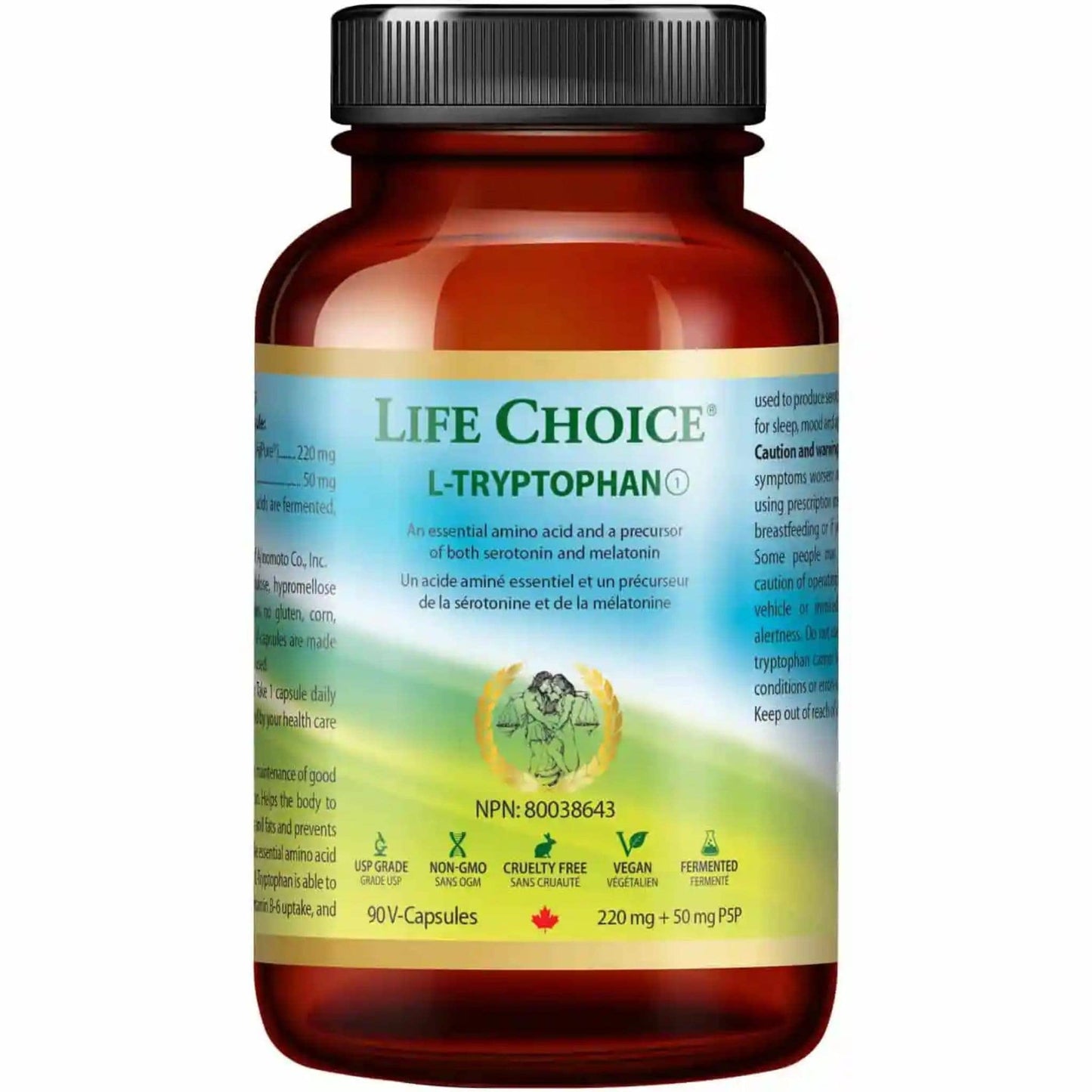 90 V-Capsules | Life Choice L-Tryptophan
