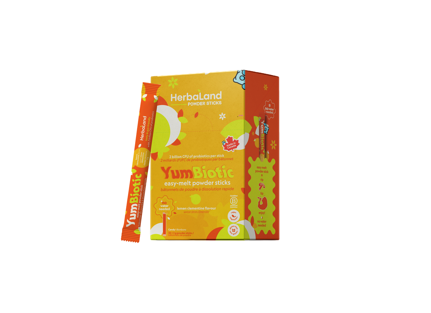 Herbaland YumBiotic - Lemon Clementine
