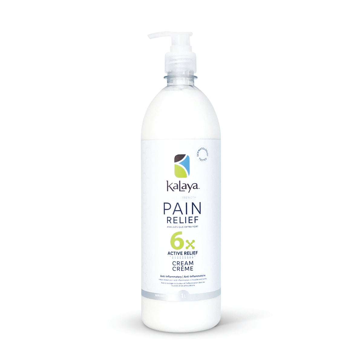 KaLaya 6X Extra Strength Pain Relief Cream 1L Pump Bottle