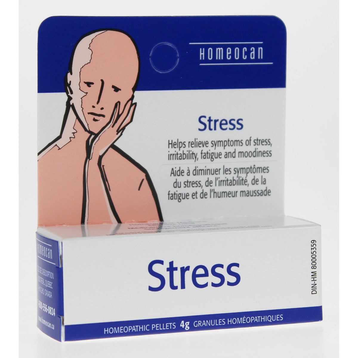 Homeocan Stress Pellets, Homeopathic Combination Remedy, 4g