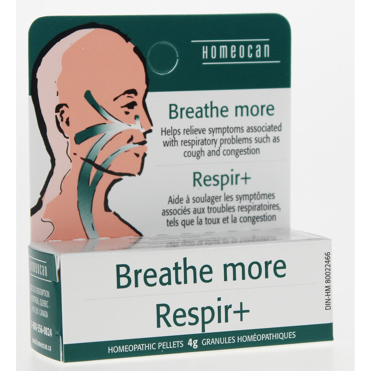 Homeocan Breathe More Pellets, Homeopathic Combination Remedy, 4g