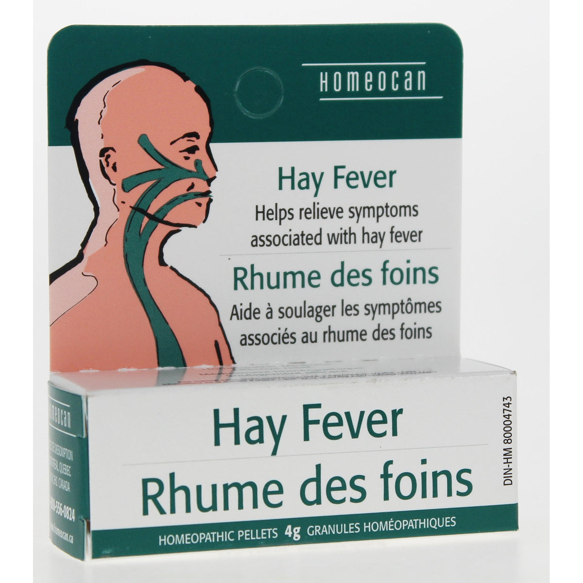 Homeocan Hay Fever Pellets, Homeopathic Combination Remedy, 4g