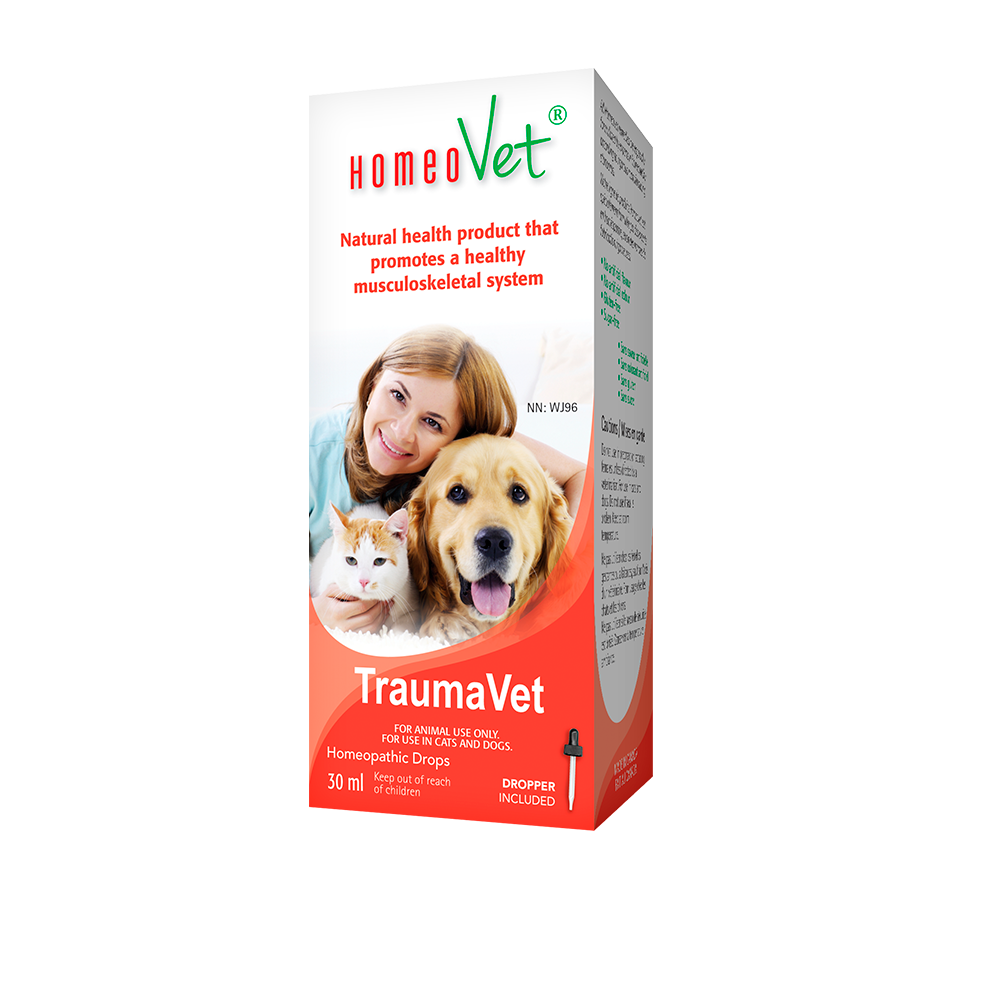 HomeoVet TraumaVet Homeopathic Drops for Cats and Dogs, 30ml