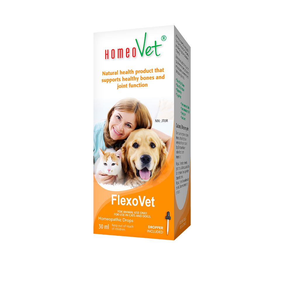 HomeoVet FlexoVet Homeopathic Drops for Cats and Dogs, 30ml