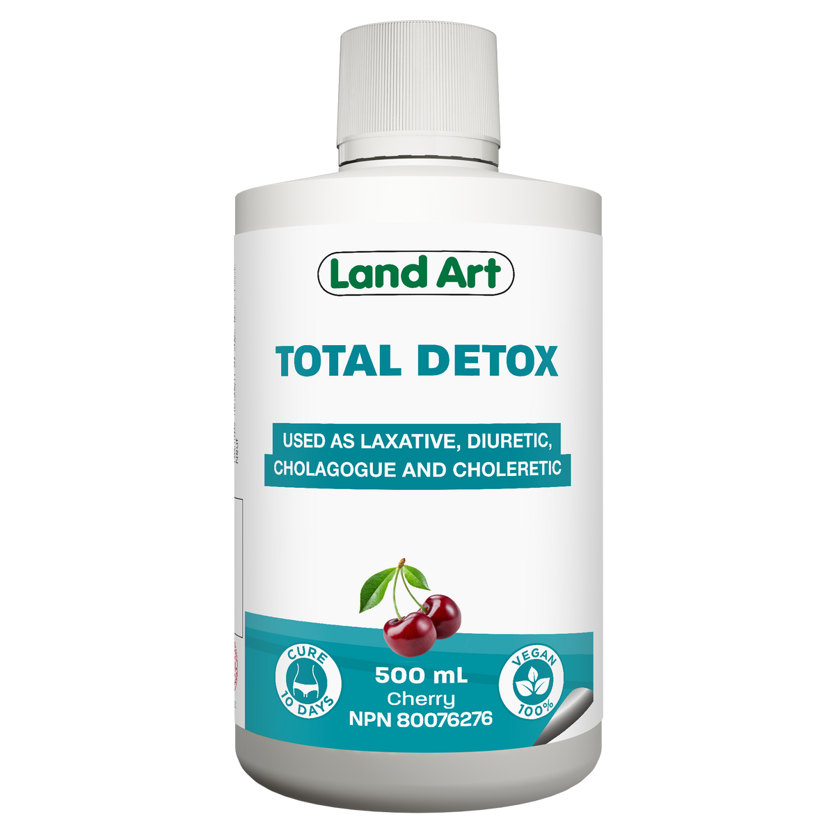 Land Art Total Detox Liquid, 500ml - 500ml