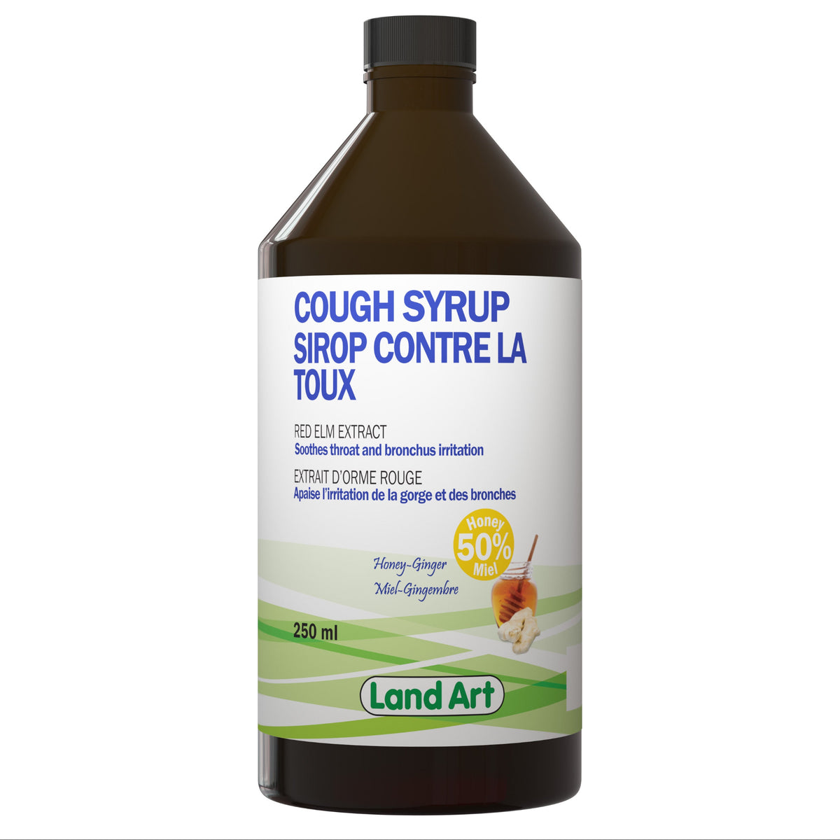 Land Art Red Elm Cough Syrup, 250ml - 250ml