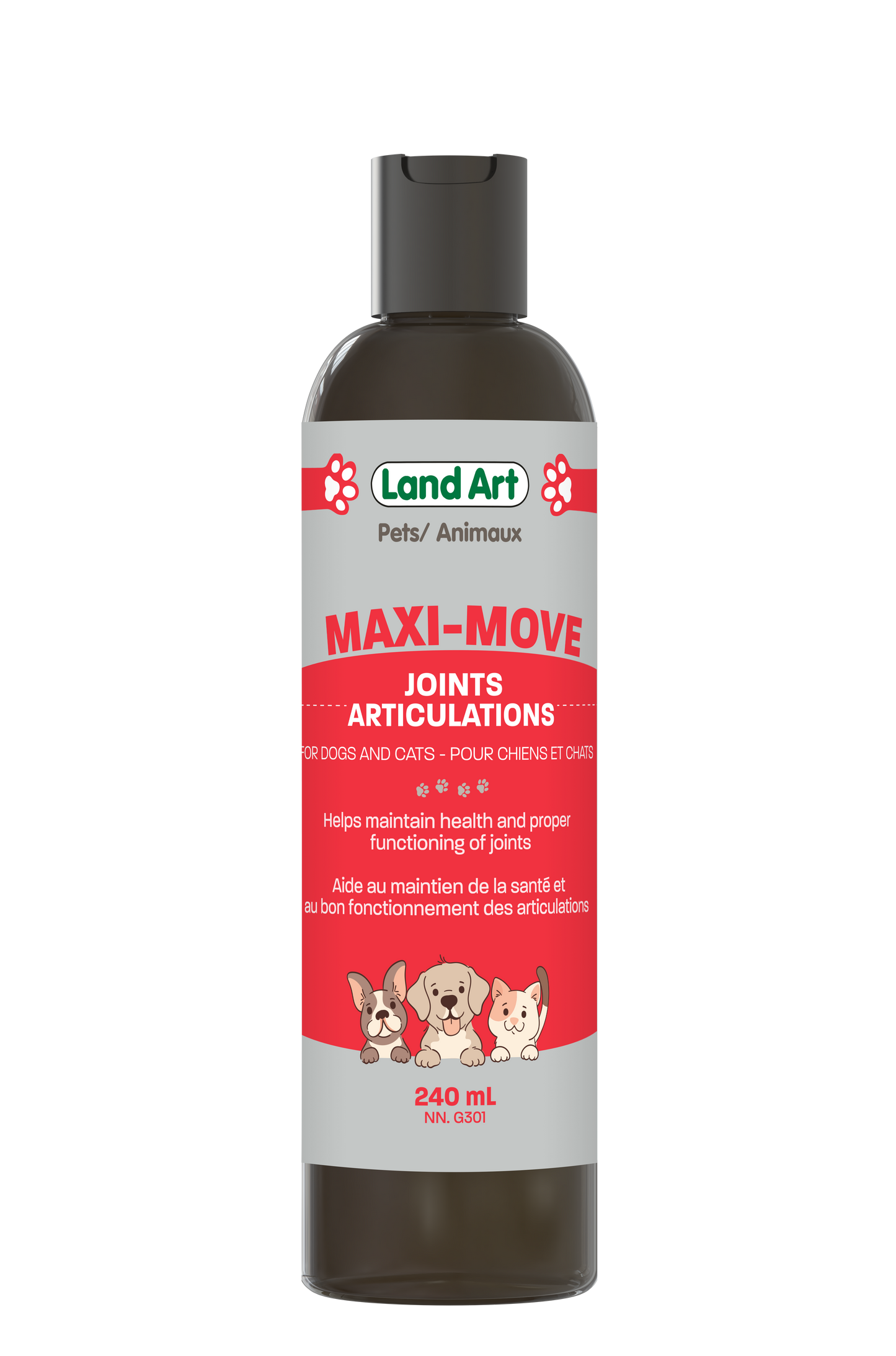 Land Art Maxi-Move For Pets, 240ml - 240ml