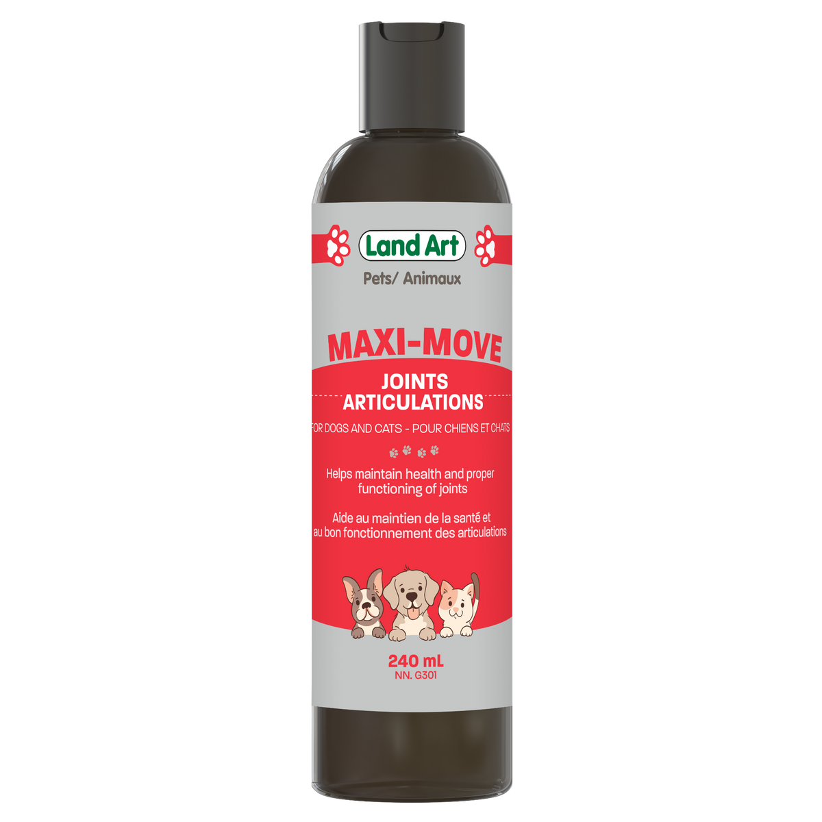 Land Art Maxi-Move For Pets, 240ml - 240ml