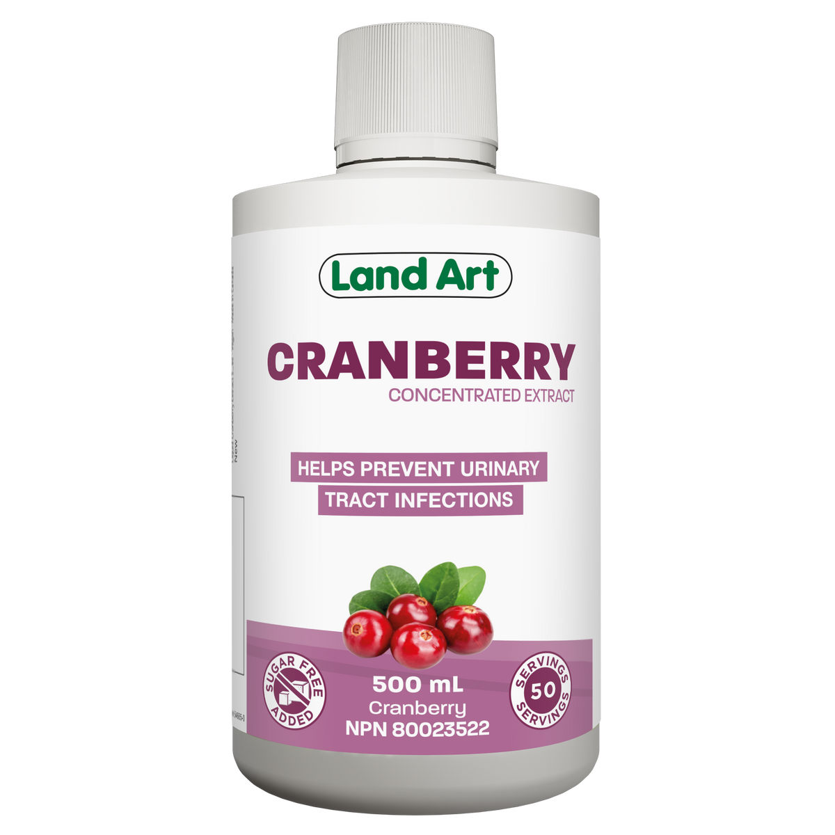 Land Art Concentrated Cranberry Extract, 500ml - 500ml