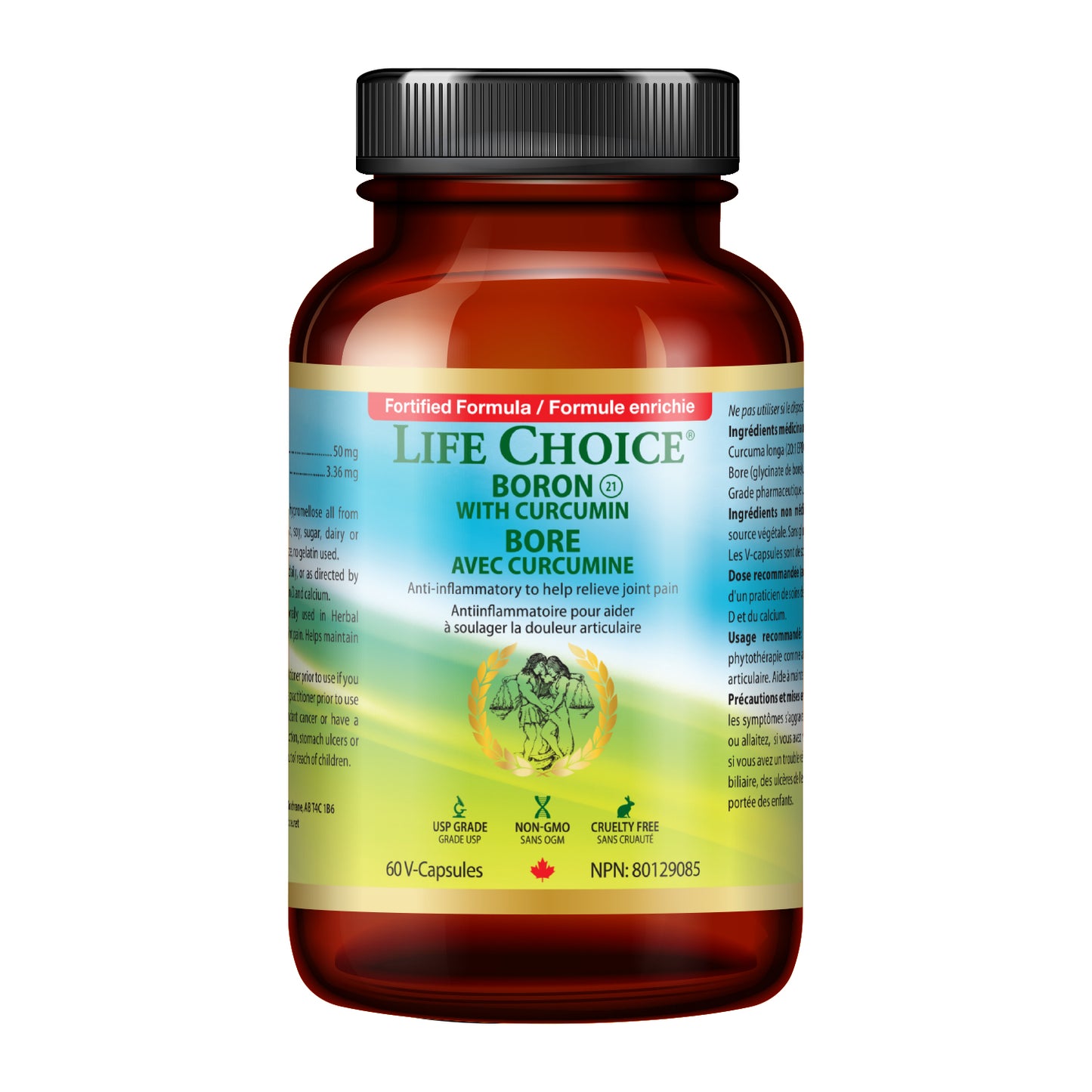 60 Capsules | Life Choice Boron with Curcumin 60 Capsules