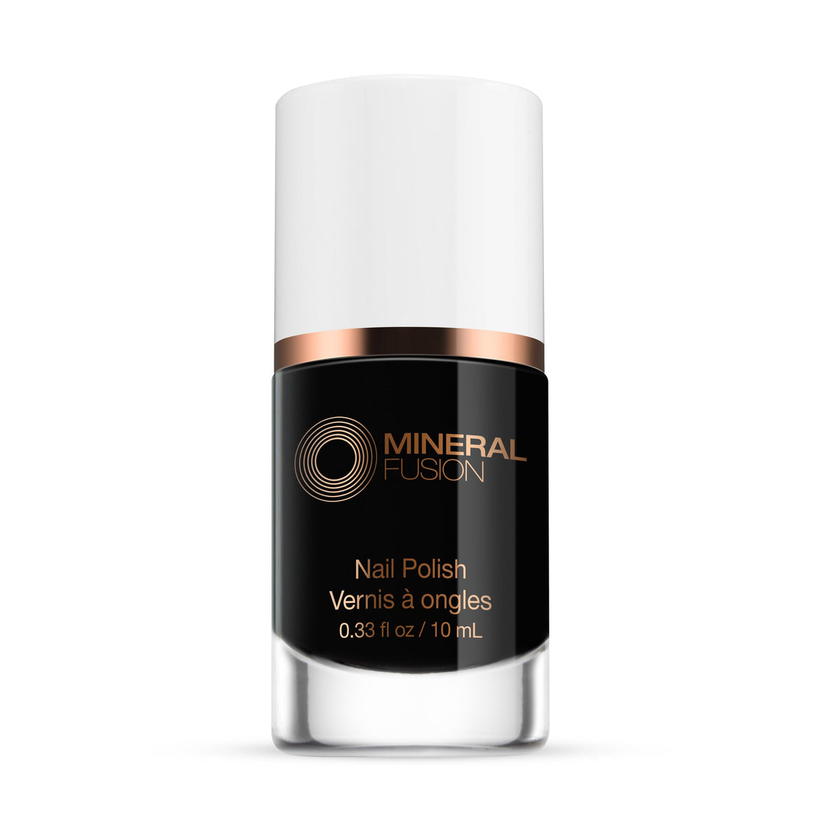 Mineral Fusion Nail Polish, Long-Wearing Glossy Colour, 34 Shades, 10ml - Little Black Dress