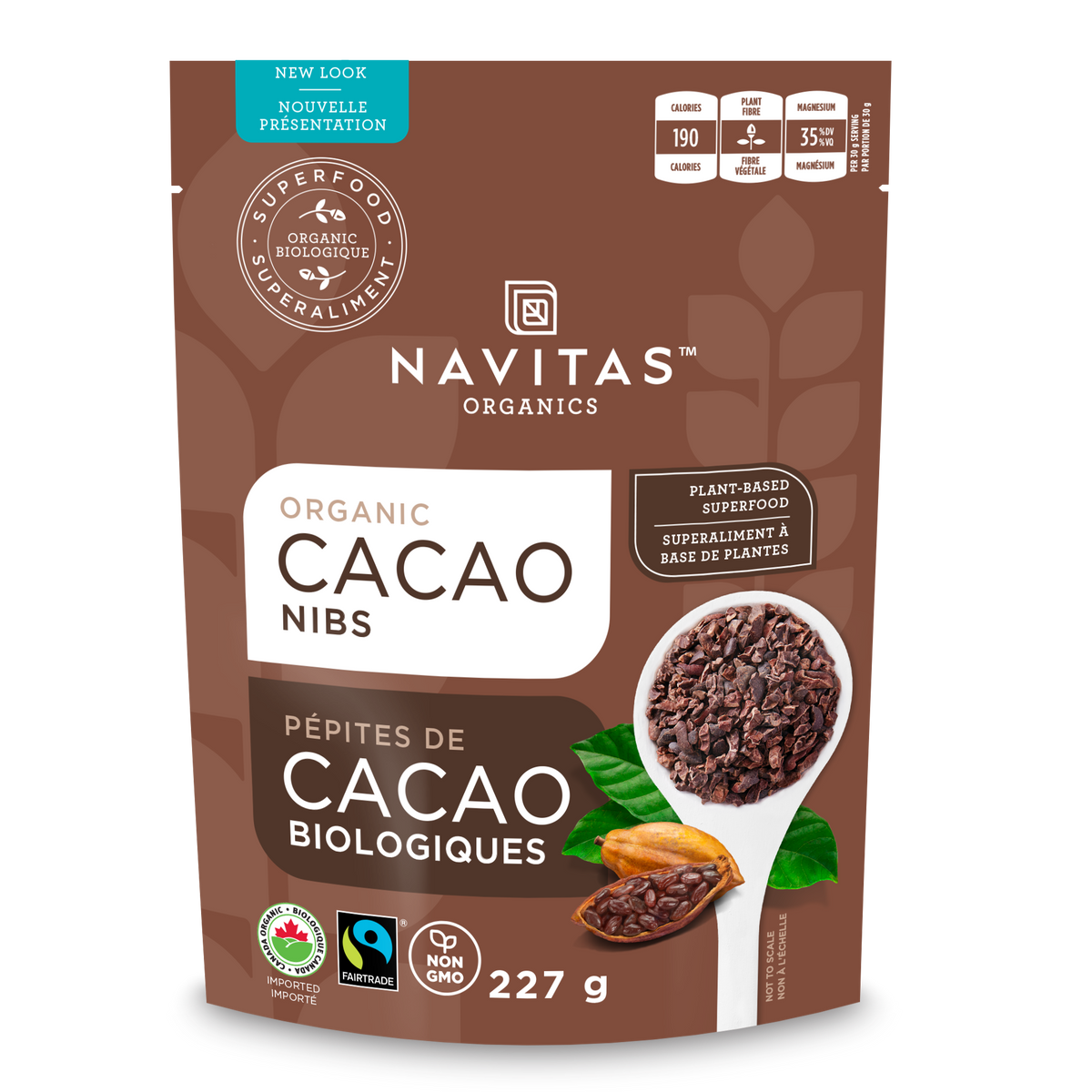 227g | Navitas Organics Cacao Nibs 227g