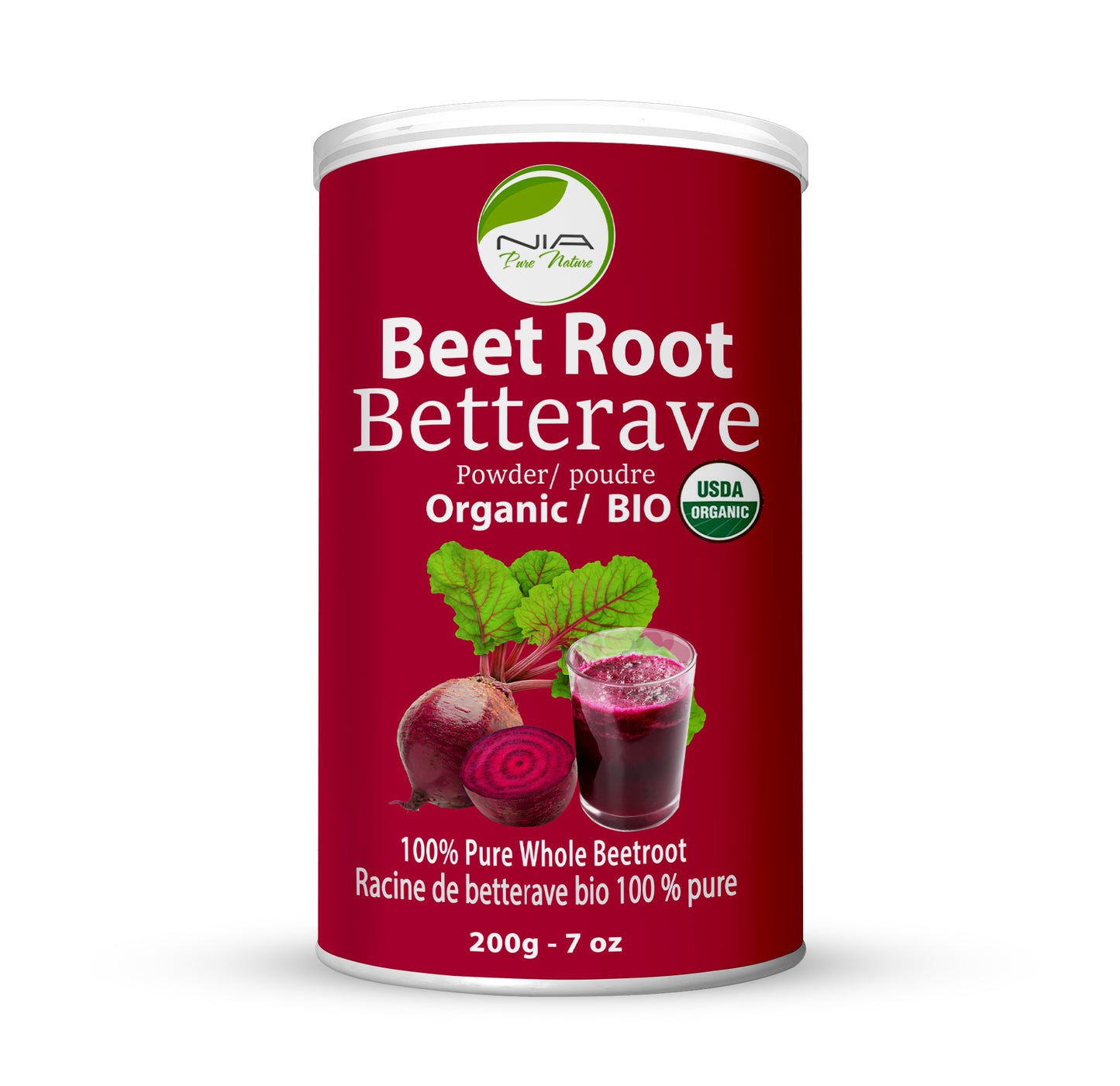 200g | Nia Pure Nature Organic Beetroot Powder 200g