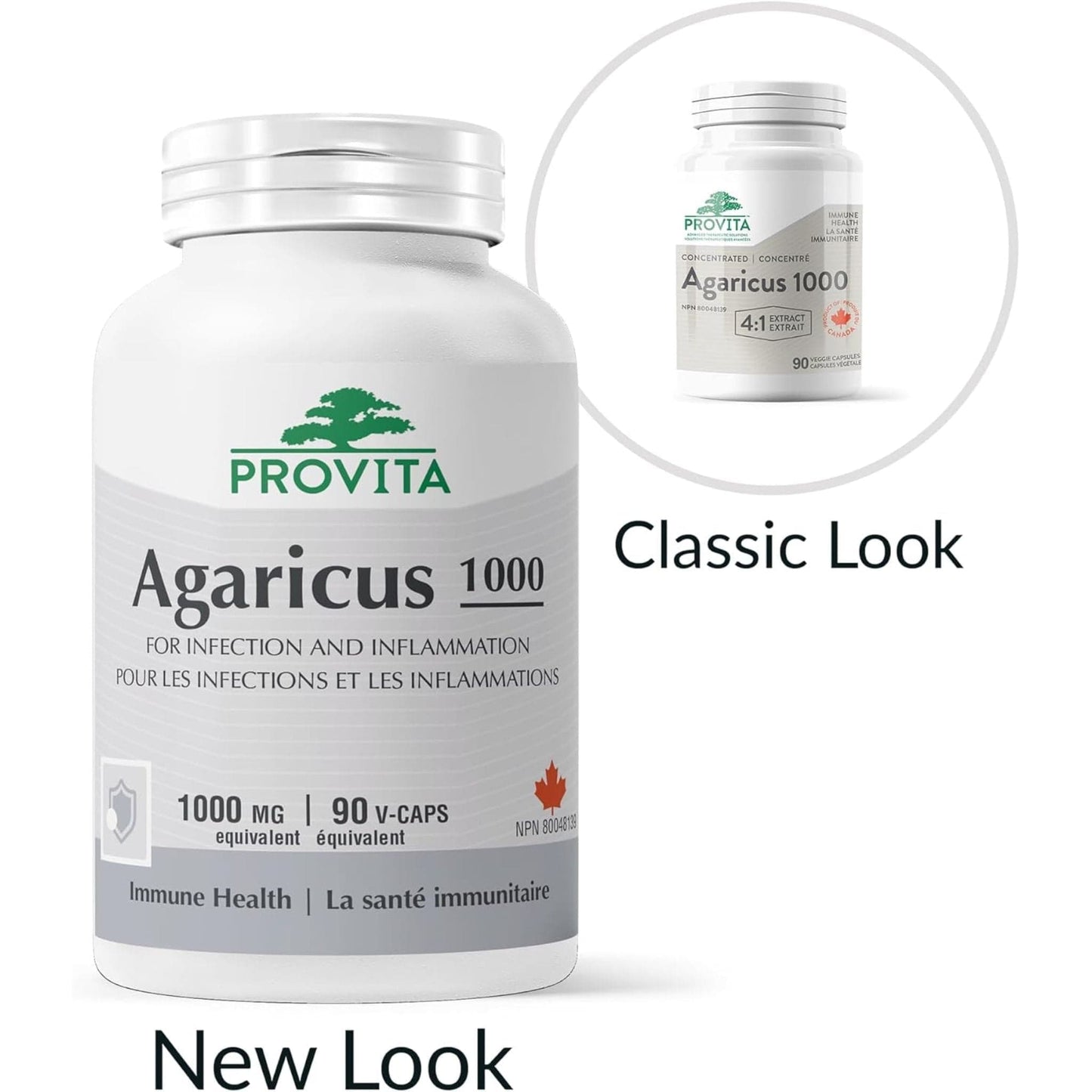 90 Vegetable Capsules | Provita Nutrition Agaricus 1000 mg