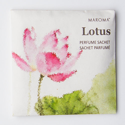 Maroma Perfume Sachet for Drawers and Closets, 6 Scents - Lotus
