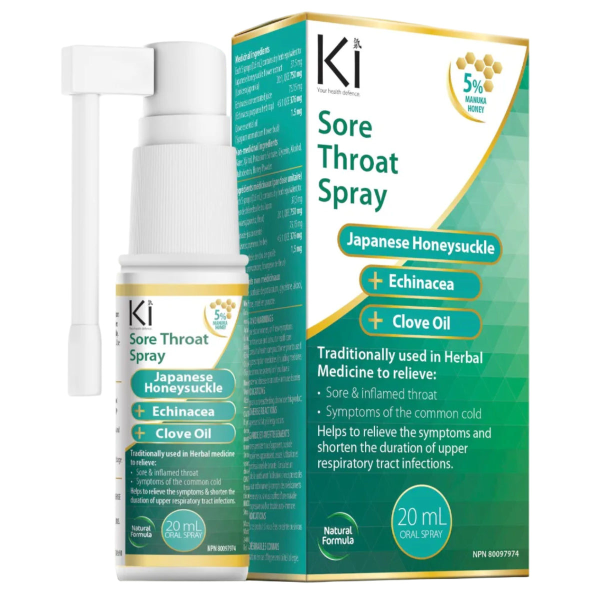 20ml | Ki Oral Sore Throat Spray 20ml