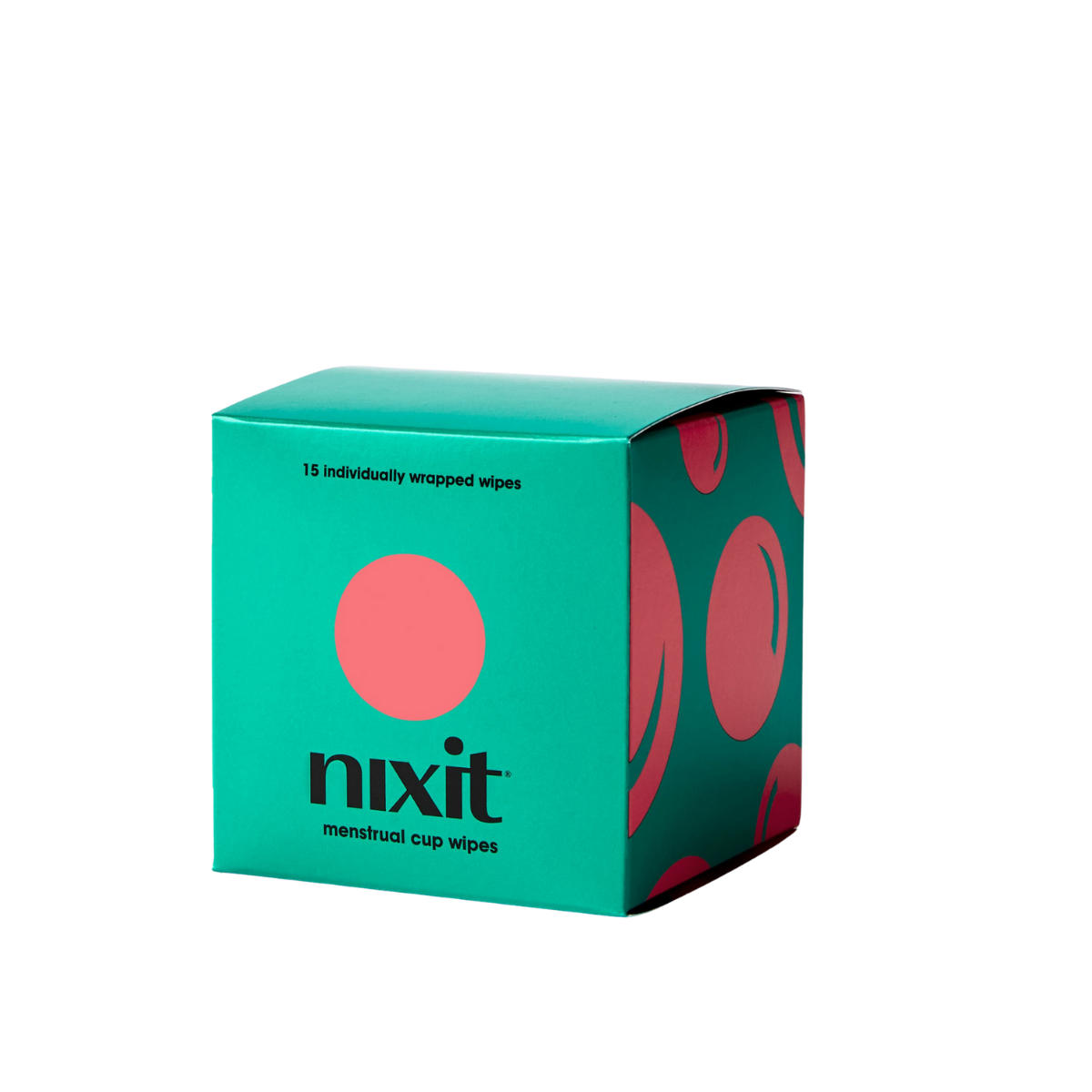 Nixit Menstrual Cup Wipes, pH-Balanced Cup Cleaning Wipes with Aloe, 15 Individually Wrapped Wipes