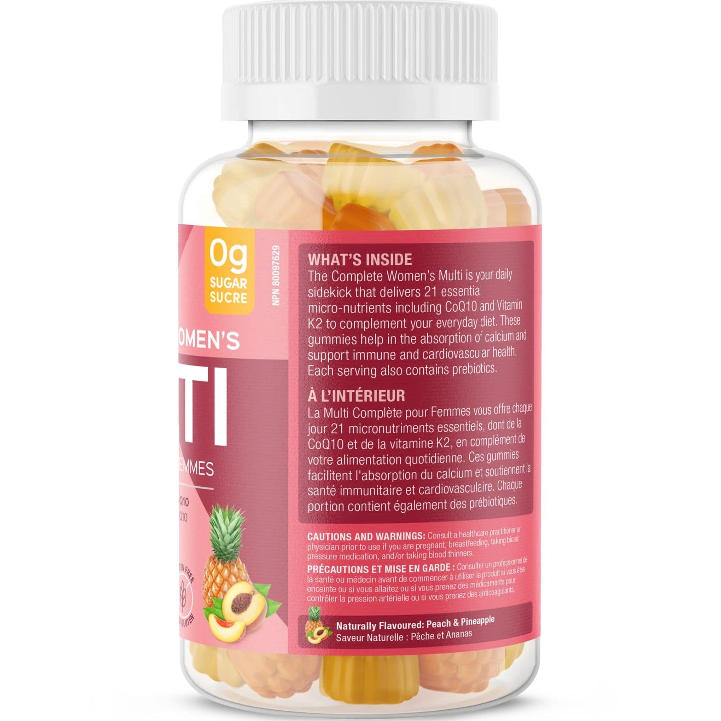 Peach and Pineapple, 60 Gummies | SUKU Vitamins The Complete Women's Multi // Benefits