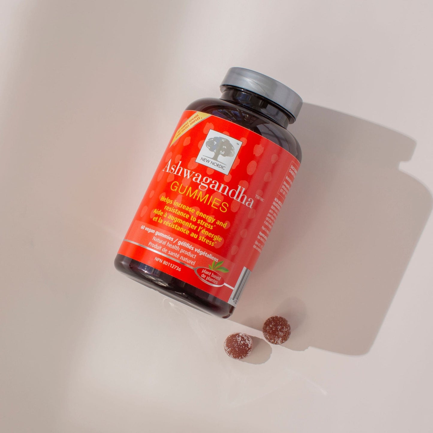 Peach Mango, 60 Gummies | New Nordic Ashwagandha Gummies