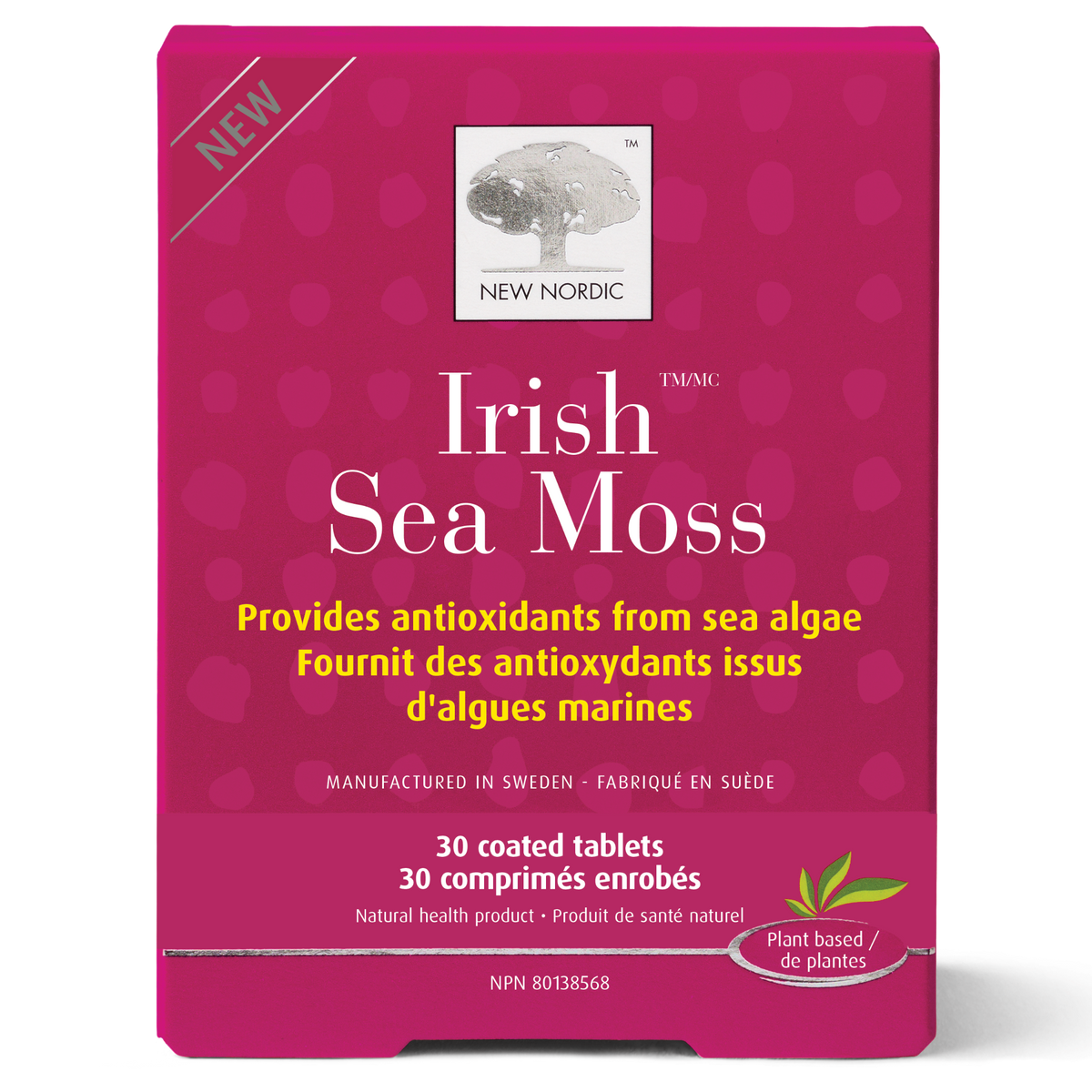 30 Tablets | New Nordic Irish Sea Moss 30 Tablets