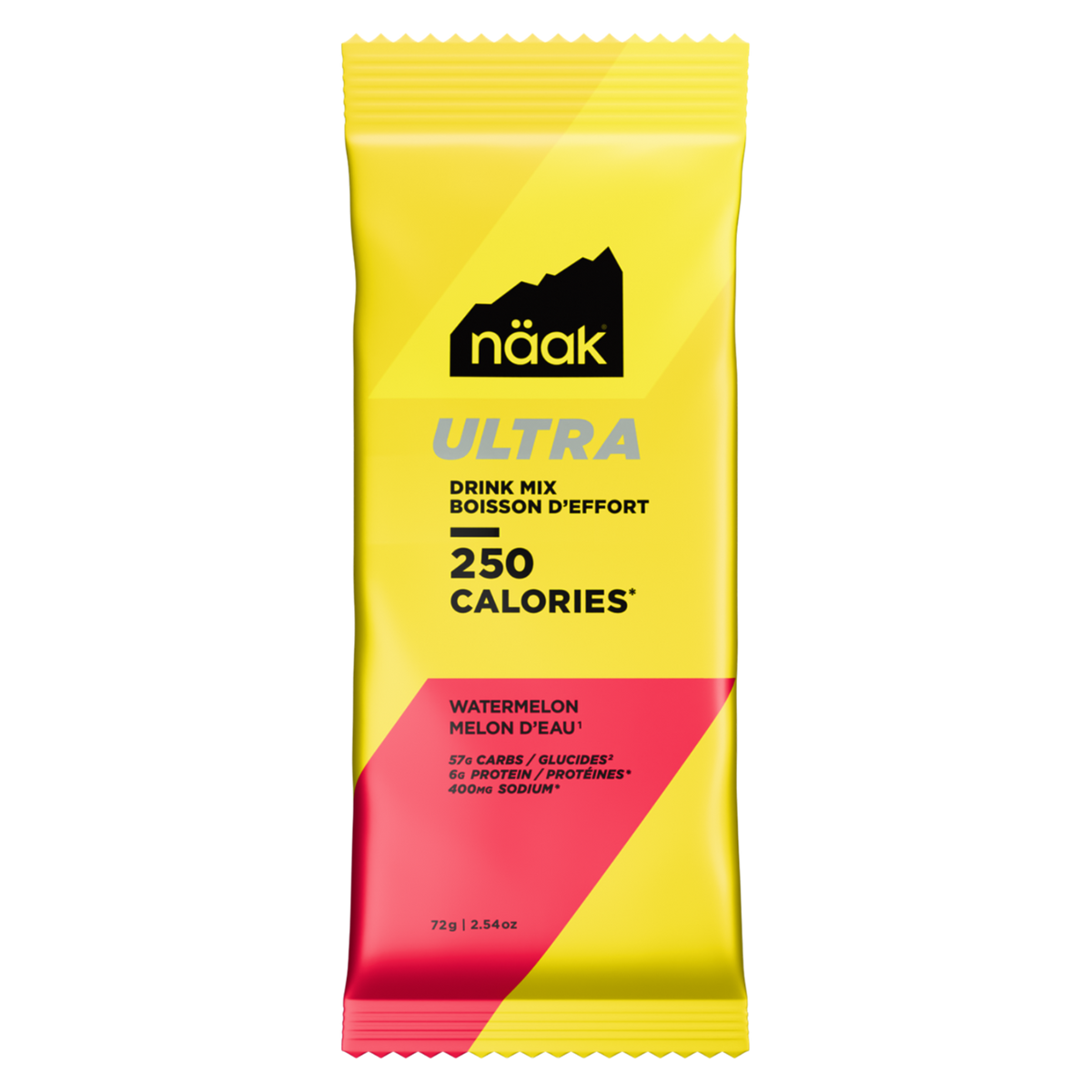 NAAK Ultra Energy Drink Mix Sachets Case of 12 Watermelon