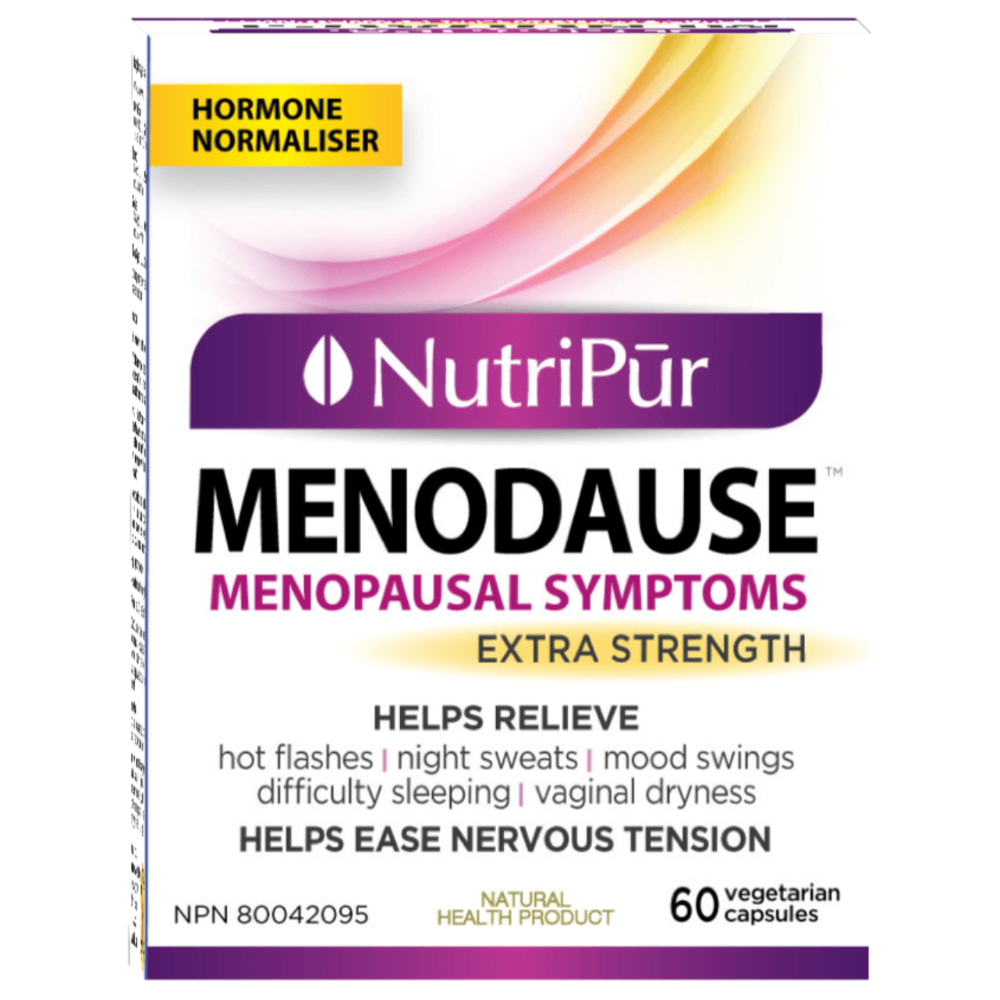60 Vegetable Capsules | Nutripur Menodause Extra Strength 60 Vegetable Capsules