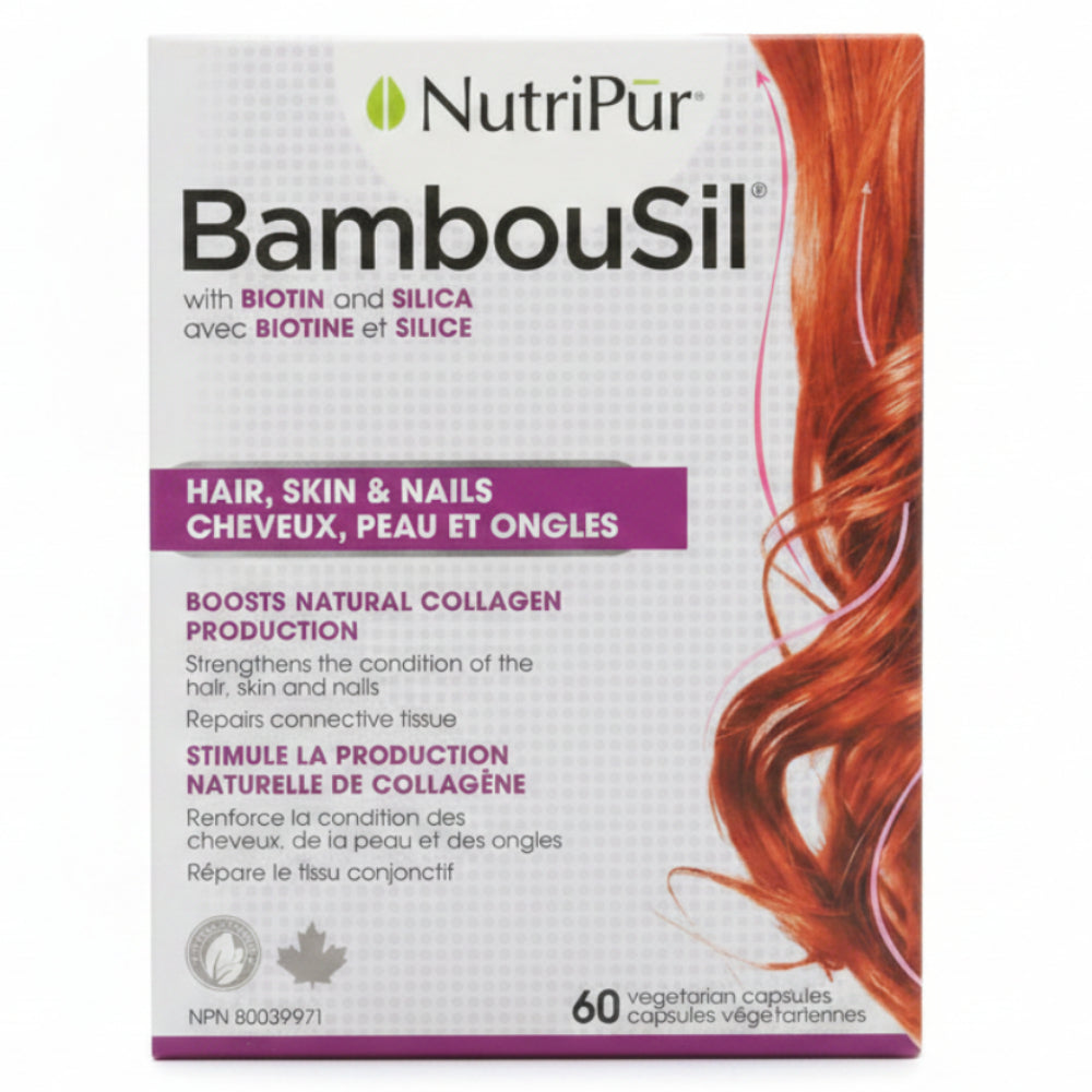60 Vegetable Capsules | Nutripur BambouSil 60 Vegetable Capsules