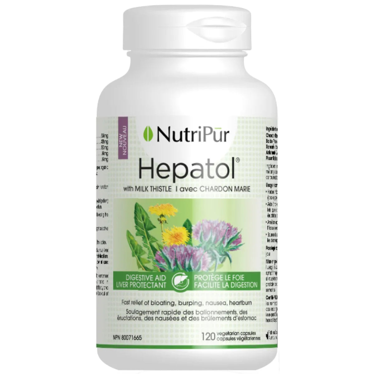 120 Vegetable Capsules | Nutripur Hepatol 120 Vegetable Capsules