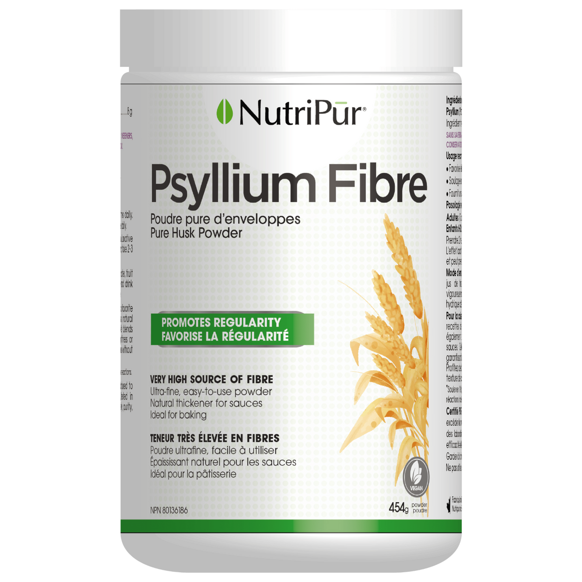 454g | Nutripur Pure Psyllium Husk Powder 454g