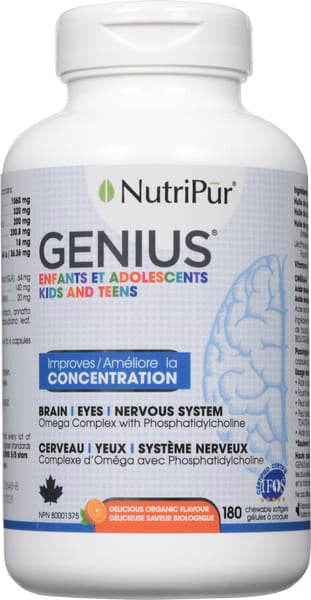 180 Chewables | Nutripur Genius Kids & Teens Chewable 180 Chewables