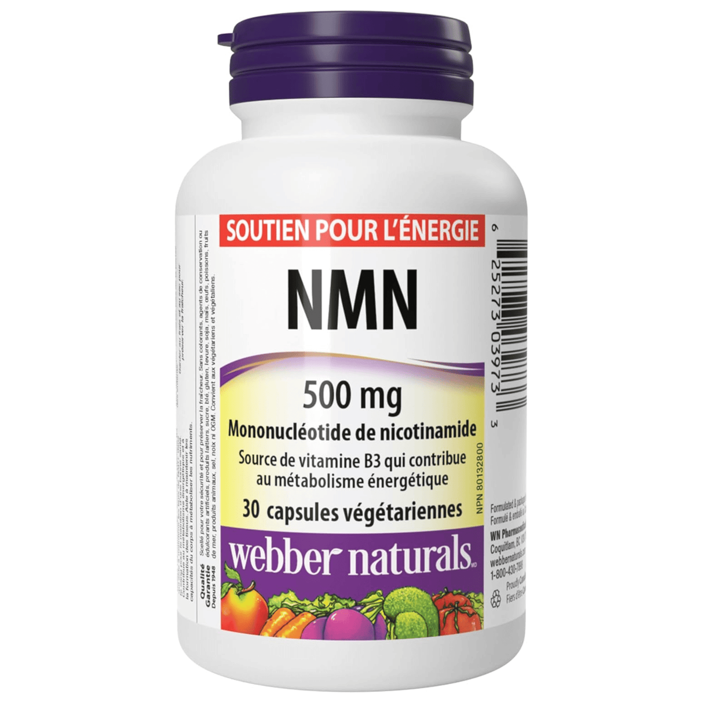 30 Vegetable Capsules | Webber Naturals NMN
