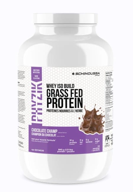 Chocolate Champ | Schinoussa Grass-Fed Whey Iso Build 840g Chocolate Champ